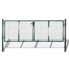 3m Ral7016 Gray Double Welded Panel Double Garden Gate